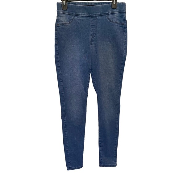 Old Navy women's size 4 super skinny WOW jeggings MEDIUM wash - Picture 2 of 8